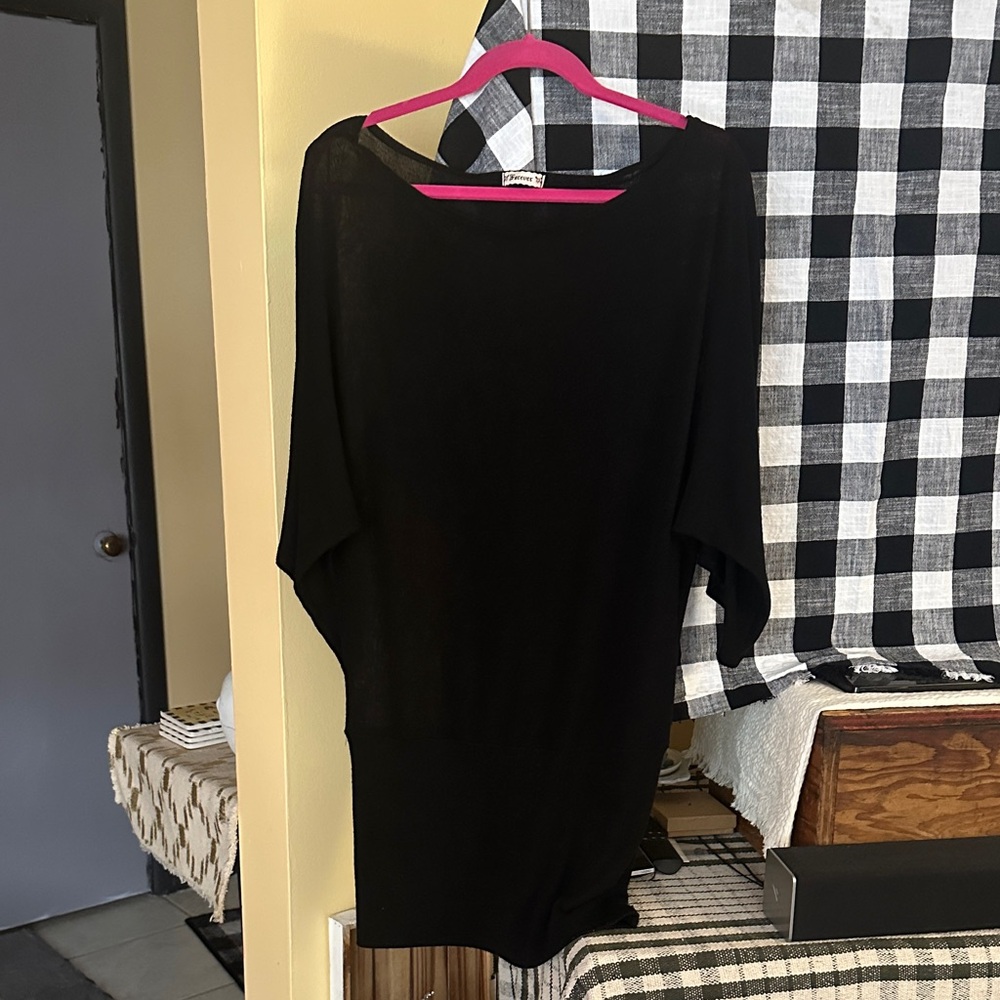 Forever 21 Black Knit Dress Top